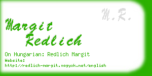 margit redlich business card